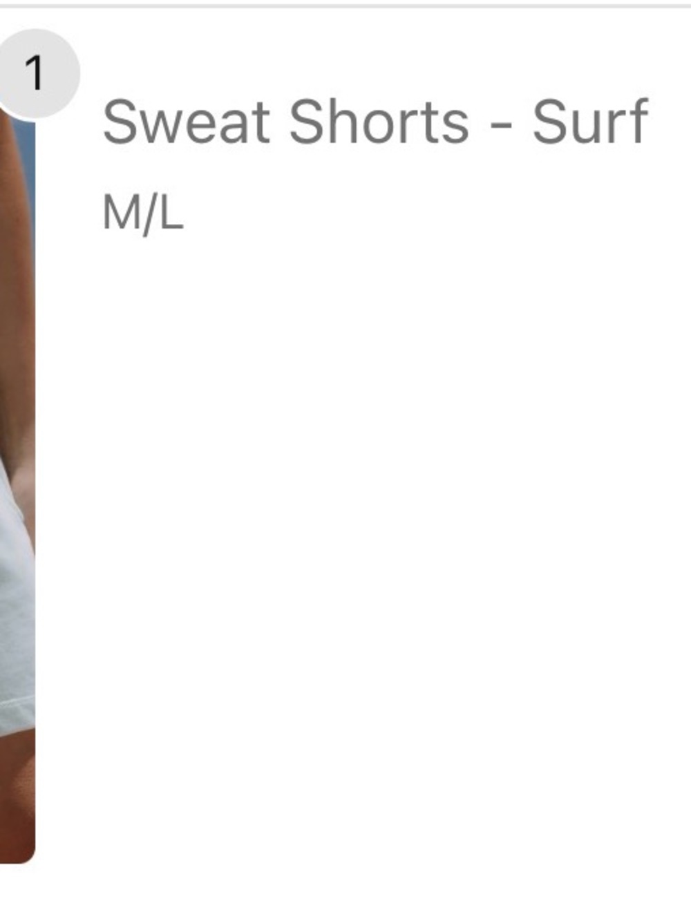 Daily Drills Sweat Shorts - White